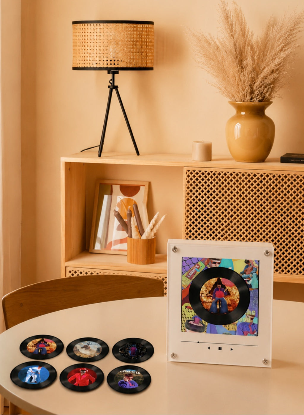 Record Magnet Music Player